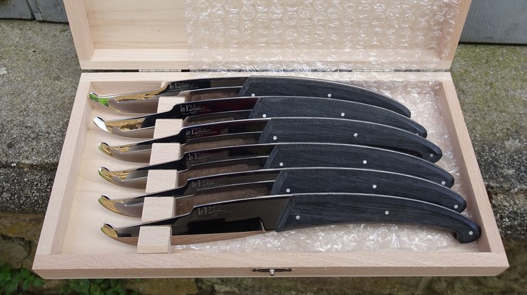 Couteau Le Najac - Coffret de 6 couteaux de table, lame fixe