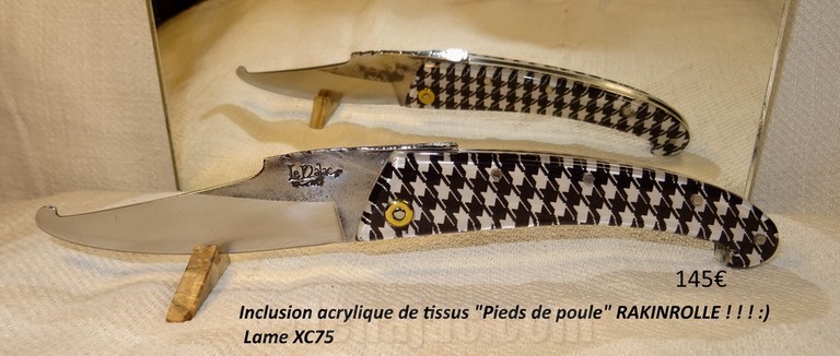 Couteau Le Najac - Tissus sous résine