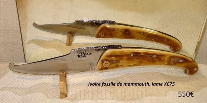 Couteau Le Najac - Ivoire de mammouth